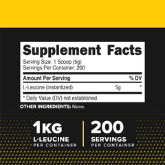 Primaforce L-Leucine powder scoop for precise serving.