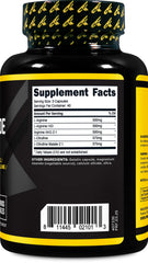 Primaforce Nitric Oxide Booster ingredients panel emphasizing key amino acids