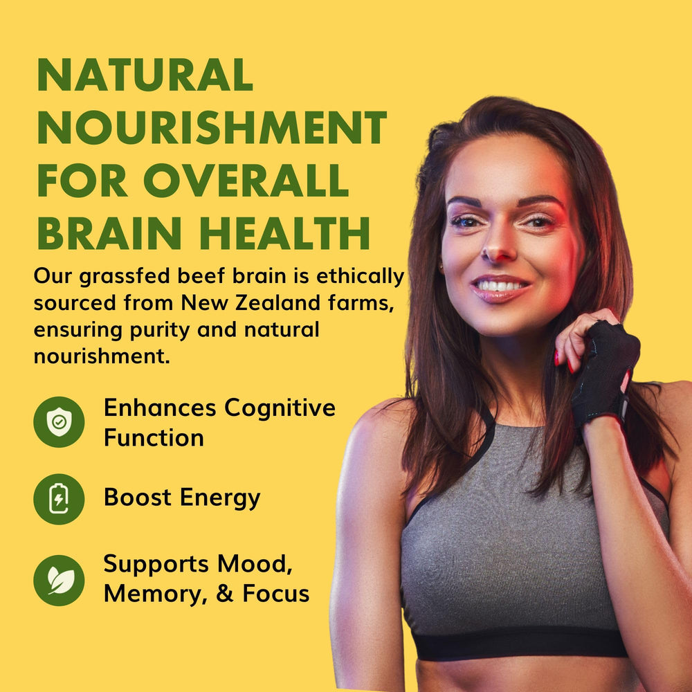 Primal Being New Zealand sourced label highlighting clean origins for brain nutrition