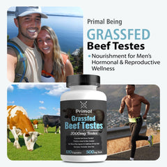 Front packaging of Primal Being highlighting New Zealand sourcing claims.
