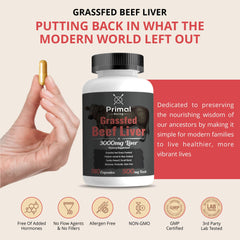 Organ supplement bottle shown for convenient daily use.