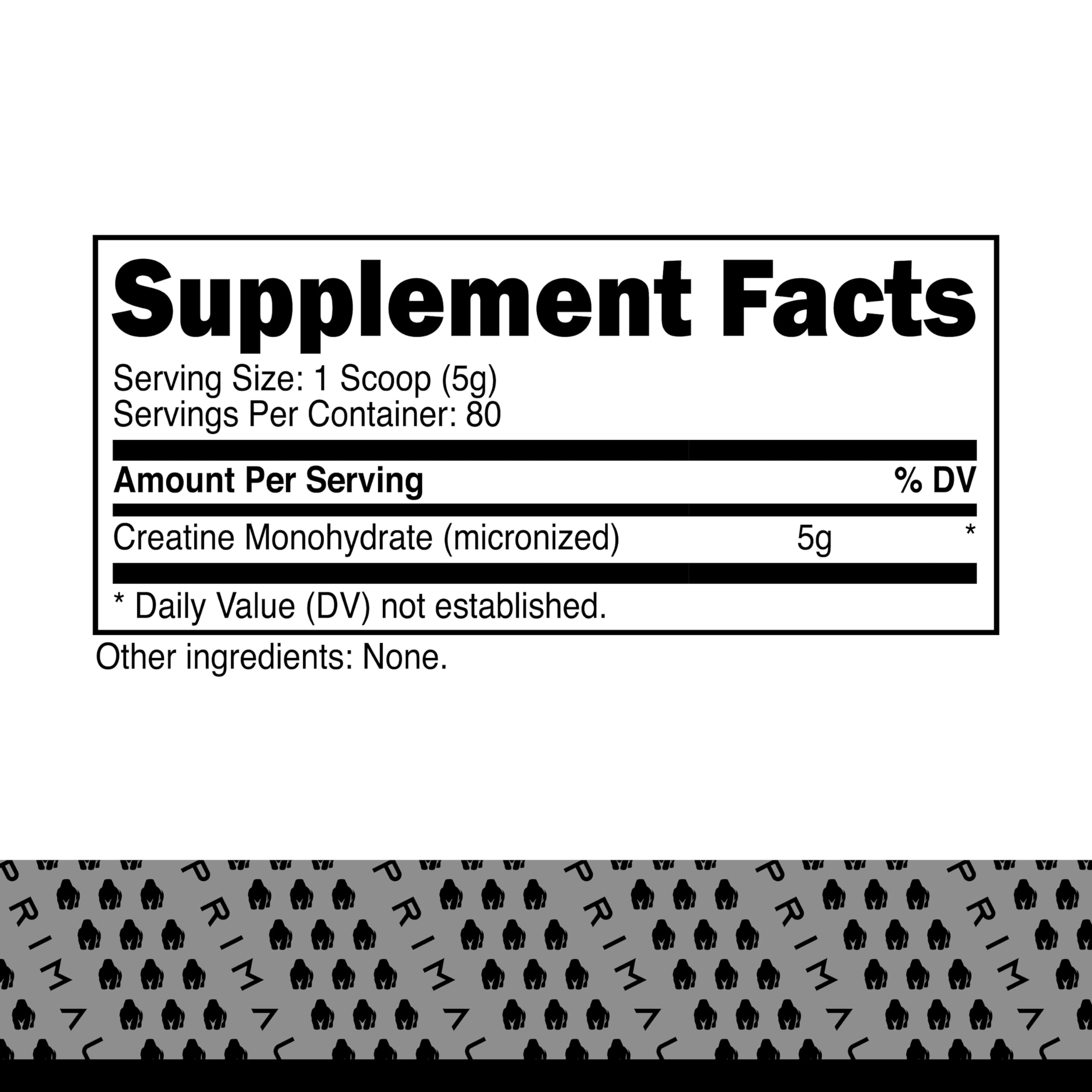 Primal Creatine micronized powder blends smoothly in water.