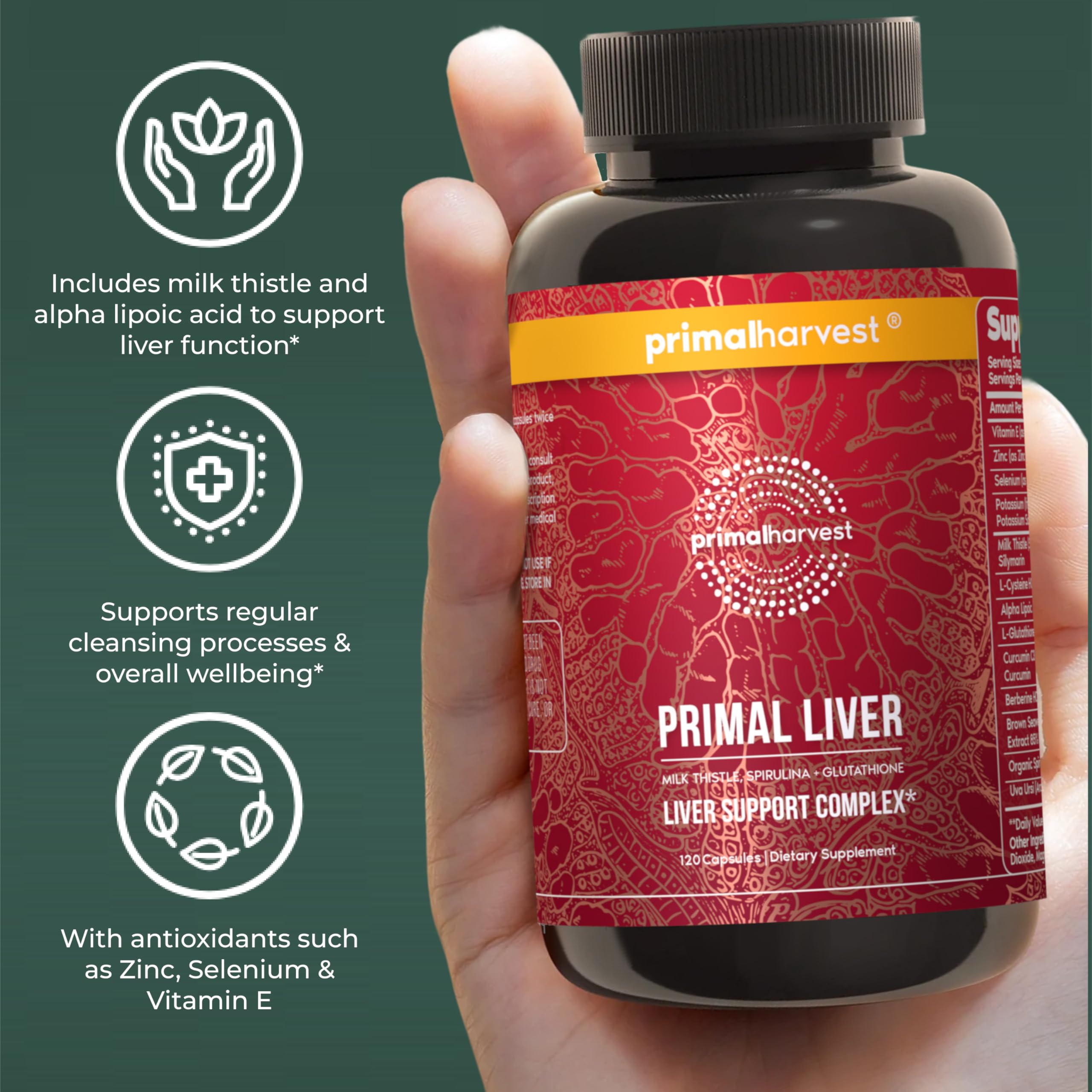 Primal Harvest Primal Liver packaging shot for product presentation