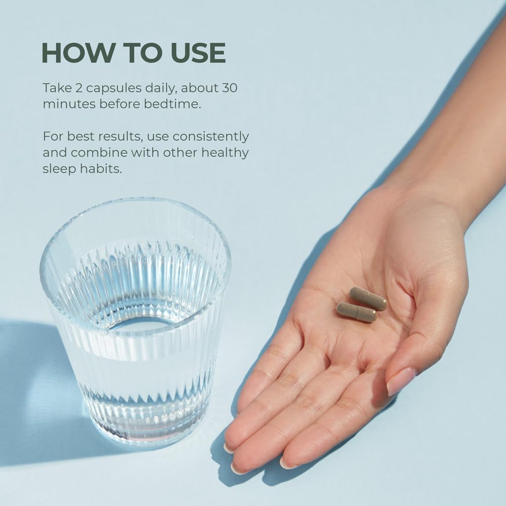 Primal Harvest Primal Sleep dose dispenser demonstrates easy two-capsule ritual.
