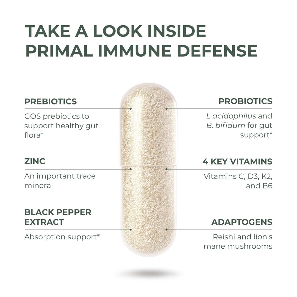 Primal Harvest Probiotics bottle pour illustrates easy daily intake