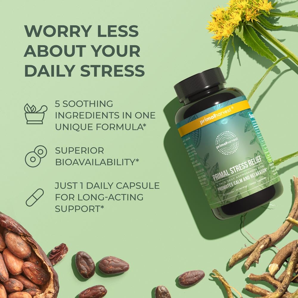 Primal Harvest key ingredients blend supports daily resilience and focus.