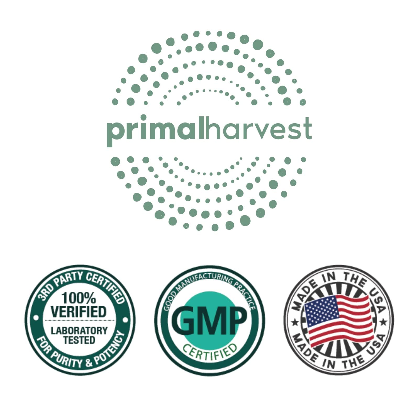 Primal Harvest Total Male+ packaging display emphasizes value and convenience.