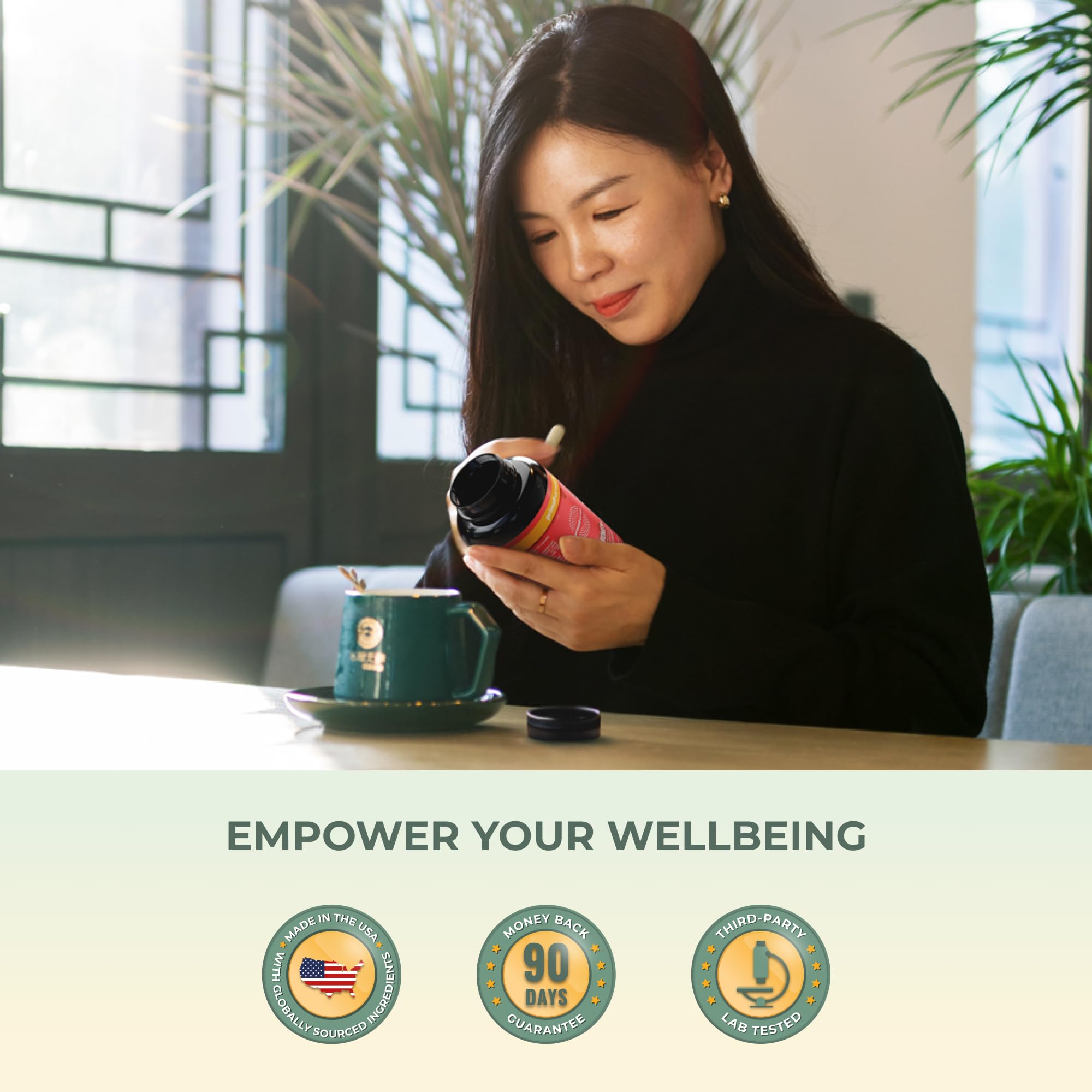 Primal Harvest Women+ packaging hero shot promoting trusted wellness