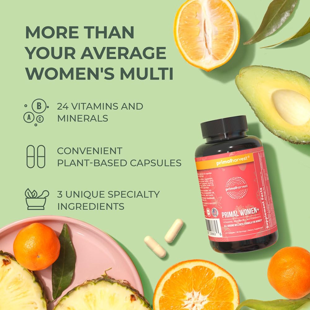 Primal Harvest lifestyle scene suggests daily energy and mood support.