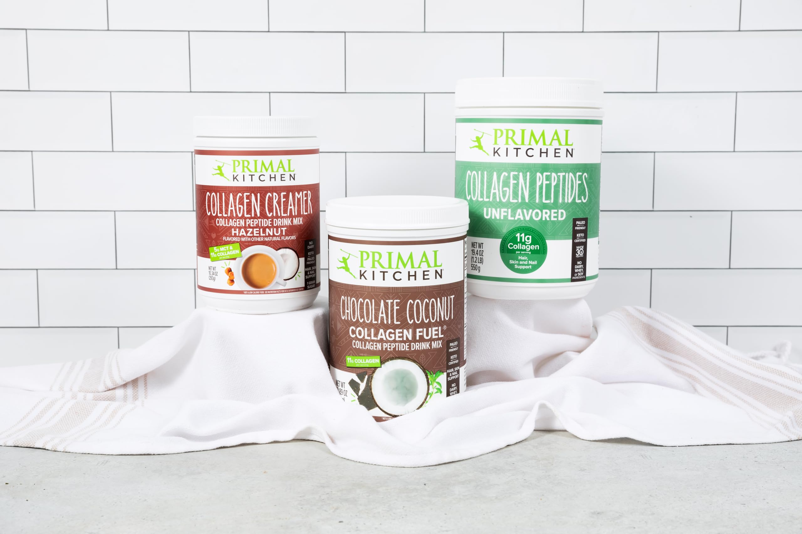 Coconut milk powder base of Primal Kitchen Hazelnut Collagen Creamer for creamy dairy-free creaminess