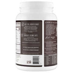 Shaker bottle mixing Primal Fuel chocolate coconut protein shake