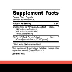 Primal KSM-66 Ashwagandha capsules close-up for convenient daily use.