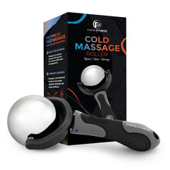 Prime Fitness Cold Massage Roller Ball with handle for targeted, cooling relief.