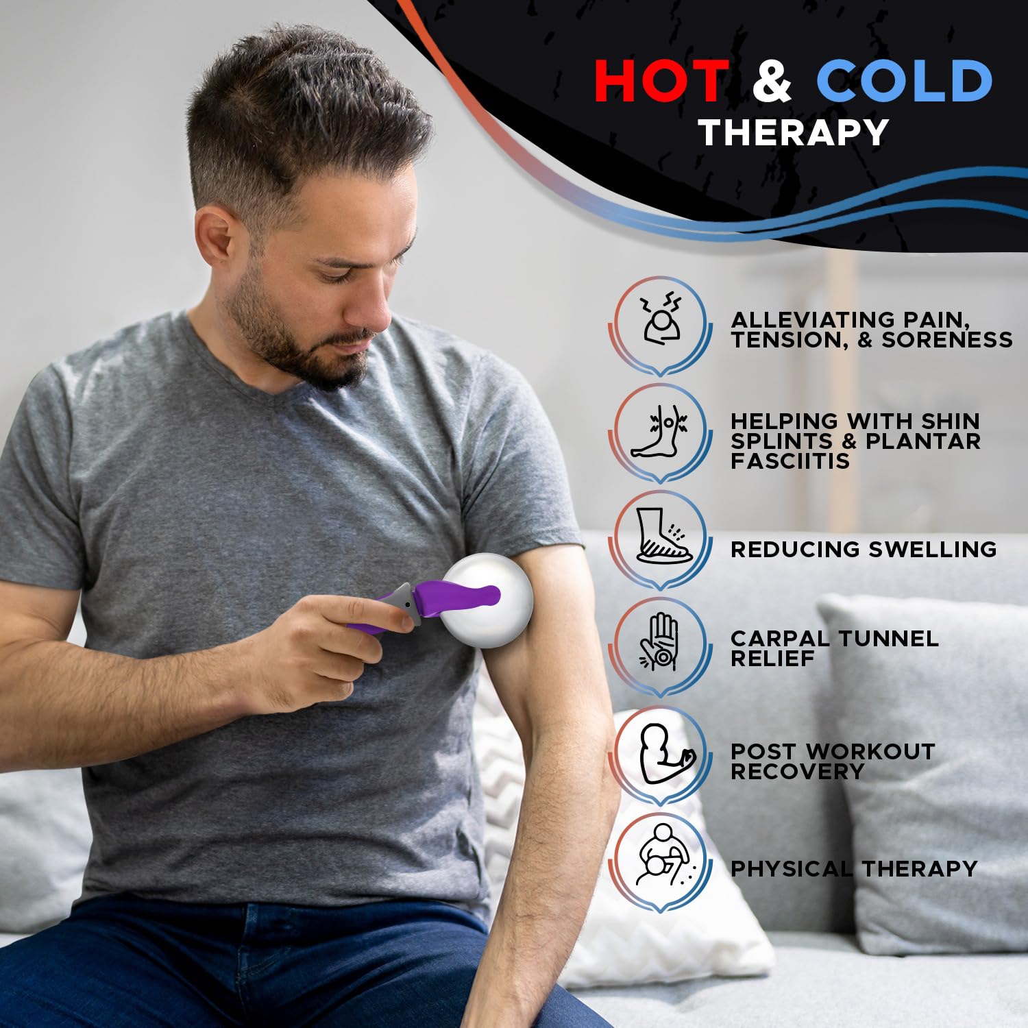 PRIME Fitness cryo stick for targeted body massage after workouts.