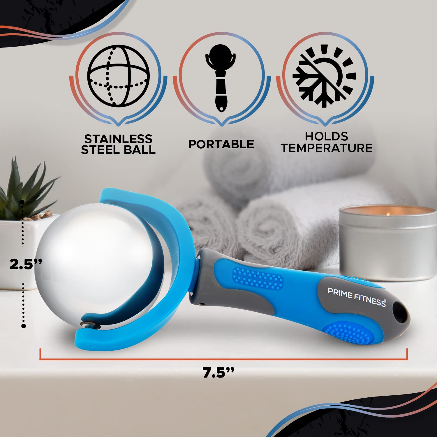 Prime Fitness elegant pouch included for gifting and travel.