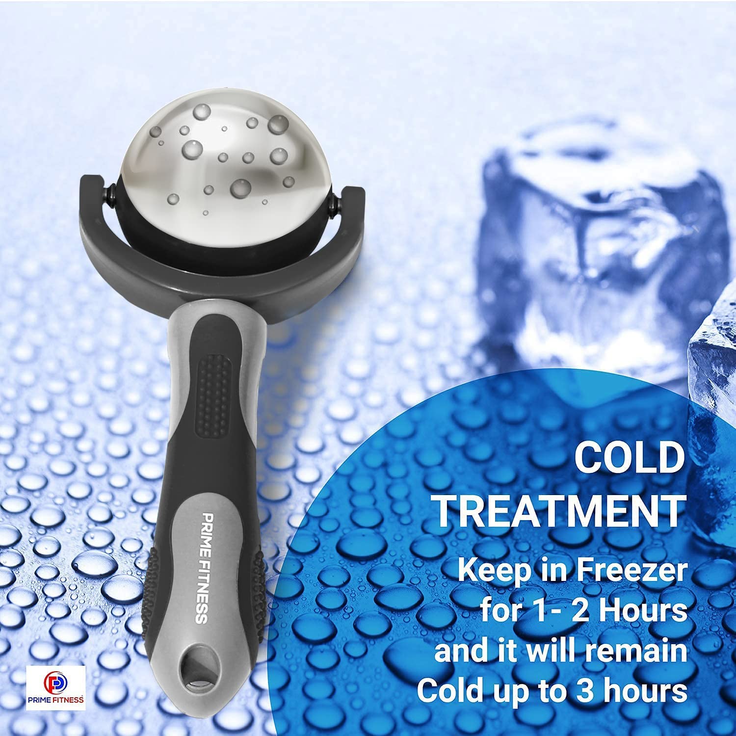 Prime Fitness Portable massage roller for on-the-go recovery.