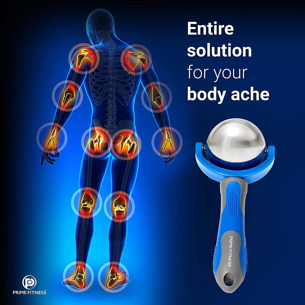 PRIME Fitness portable therapy stick for on-the-go muscle care.
