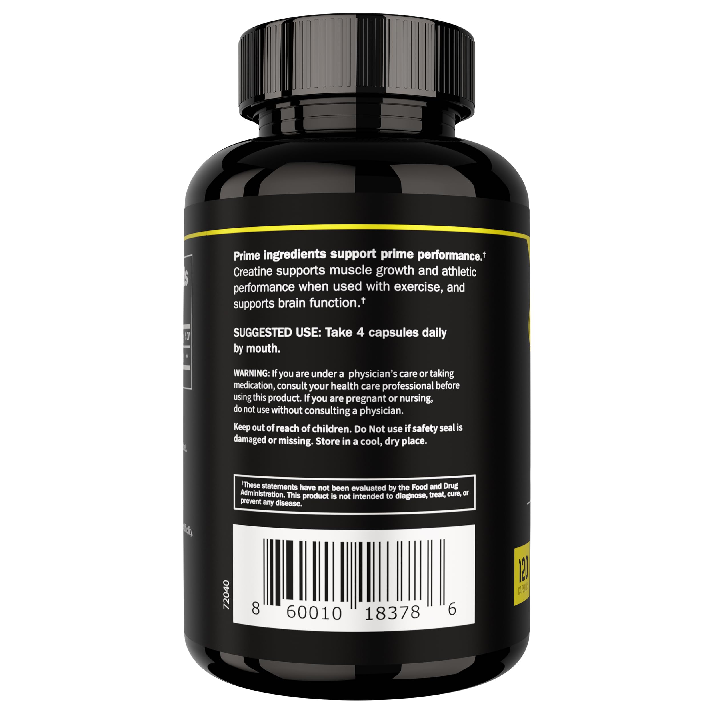 Product packaging close-up showing label design and no harsh additives