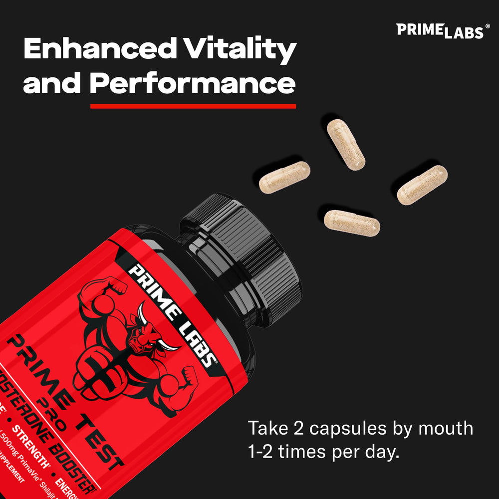 Capsules pictured with a gym setting for workout performance