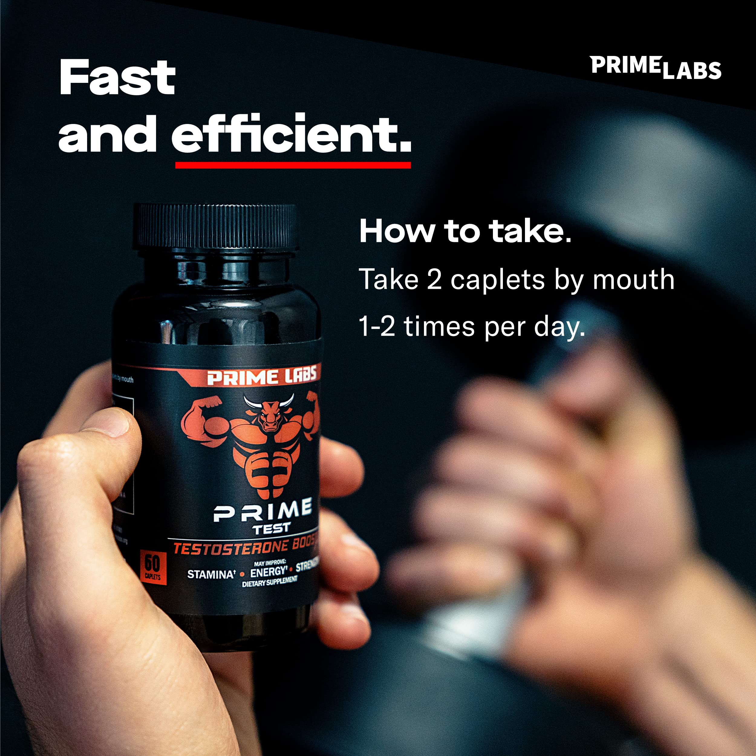 Prime Labs Prime Test saw-palmetto-ingredient close-up illustrates support for healthy function.