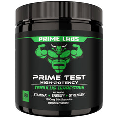 Prime Labs Tribulus Terrestris 1300mg cápsulas para energía diaria.
