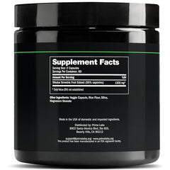 Prime Labs Tribulus Terrestris 1300mg potencia el rendimiento en gimnasio.