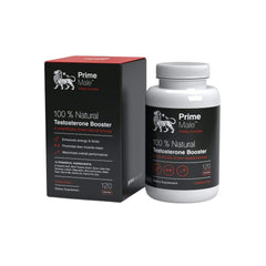 Prime Male bottle front shows vitality-boosting formula for men over 30
