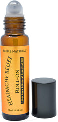 Prime Natural Headache Relief roll-on bottle for on-the-go soothing.