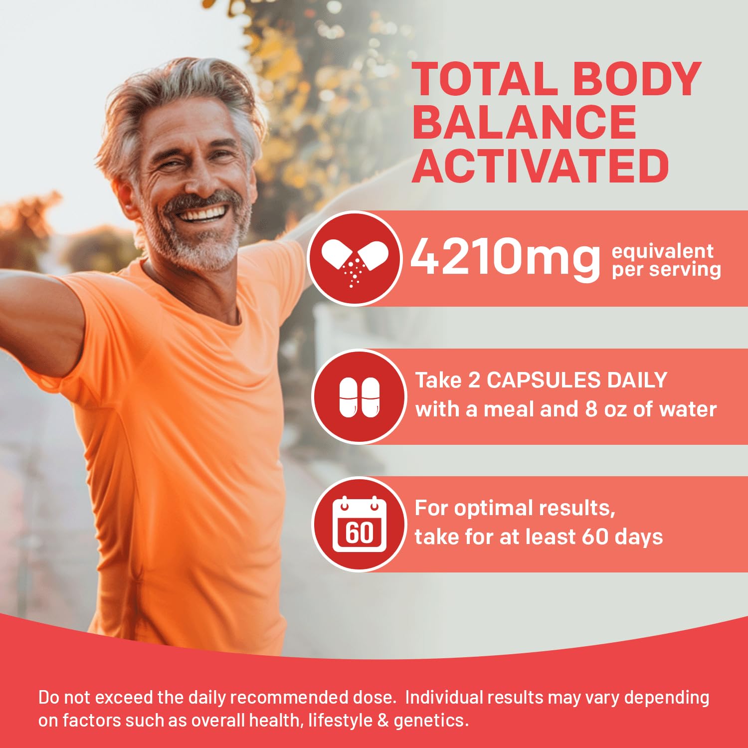 PrimeMD daily routine scene with capsules encouraging consistency.