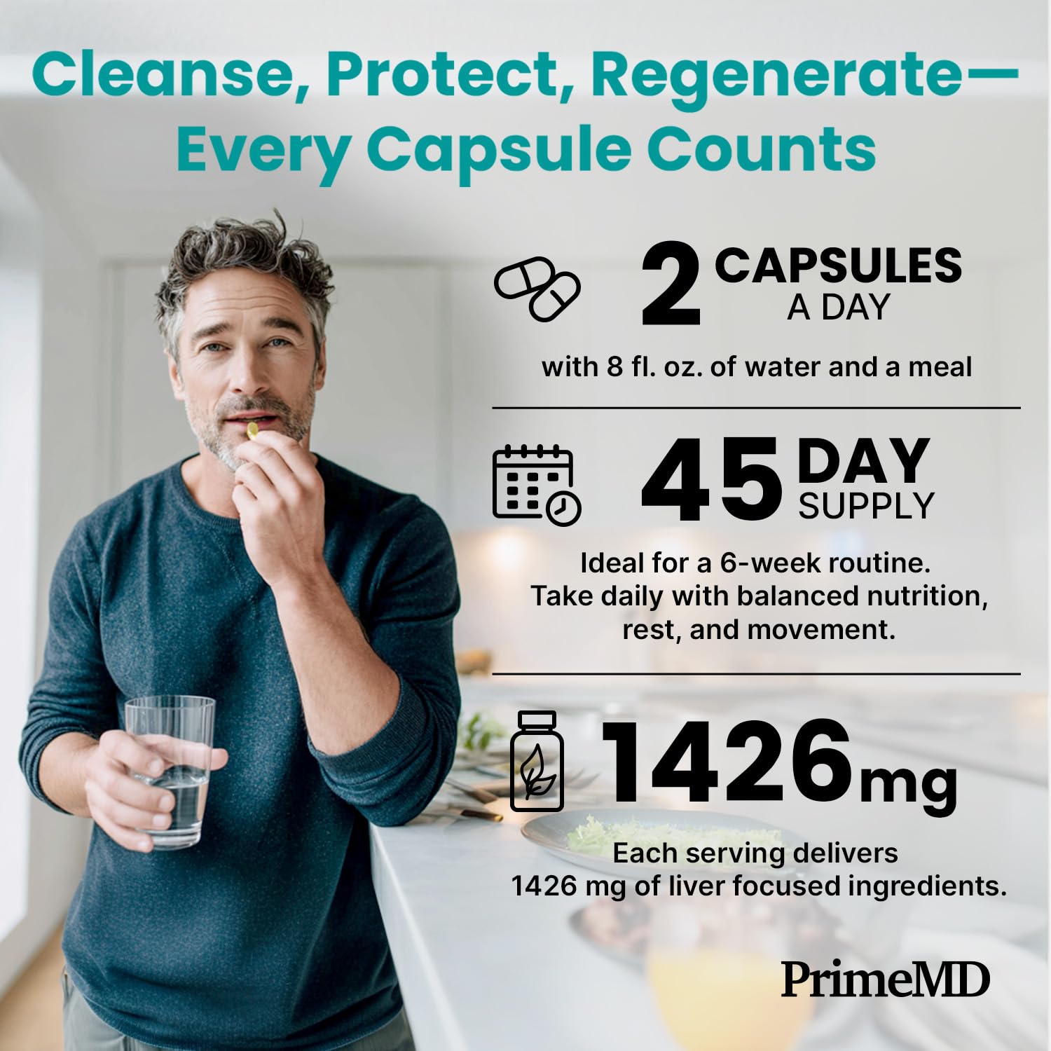 PrimeMD Dandelion Root depiction for gentle digestive support