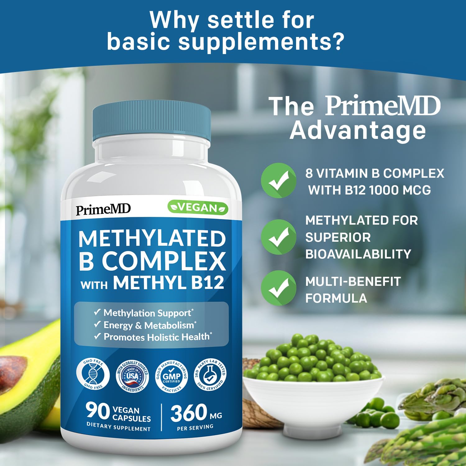 PrimeMD methylated B Complex capsules ready to swallow