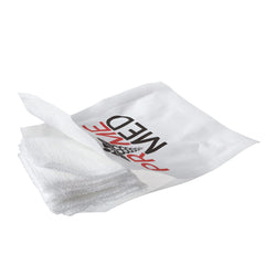 PrimeMed tape showing bidirectional tear for easy securing tubing and devices.