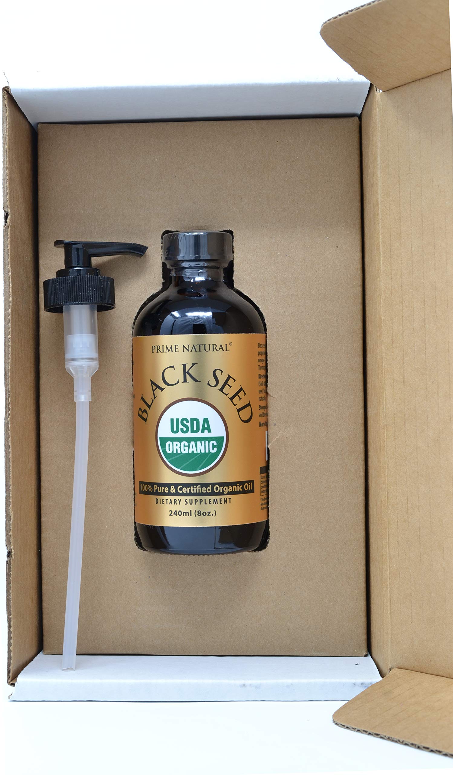 PRIME NATURAL 8oz bottle with pour spout for easy application.