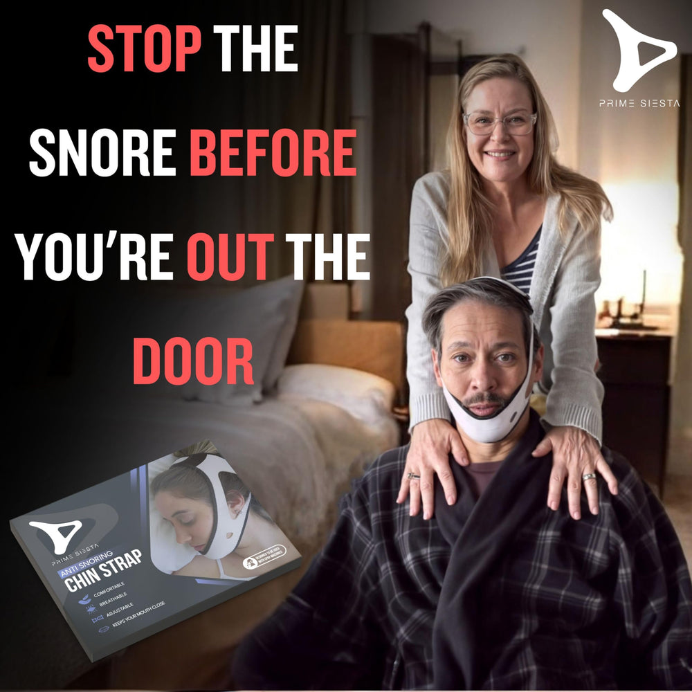 PrimeSiesta Chin Strap two sizes offer a customizable, comfortable fit.