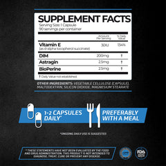 PrimeGENIX DIM3X label detail emphasizes high-grade ingredients and safety