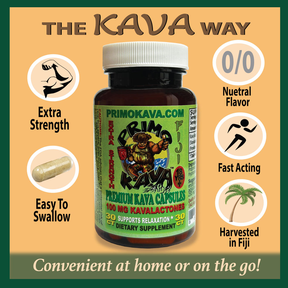 PRIMO KAVA US production ensures fresh, high-quality kava supplements.