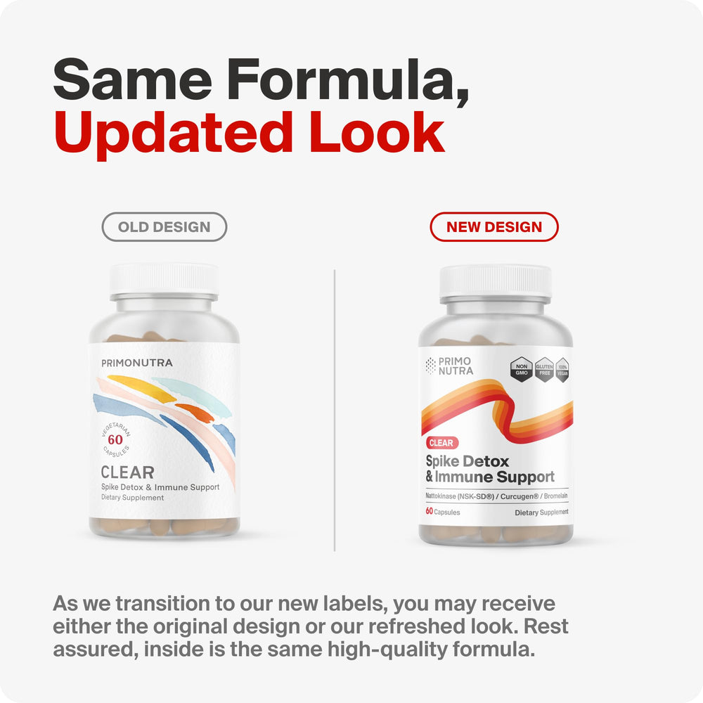PRIMONUTRA Spike Detox molecular hydrogen illustration suggests antioxidant support