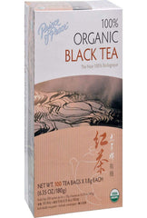 Prince Of Peace Organic Black Tea bags in box, rich aroma and crisp flavor