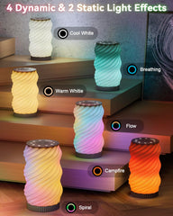 Printerst rgbw-led-ambiance highlights warm to cool whites for mood control.