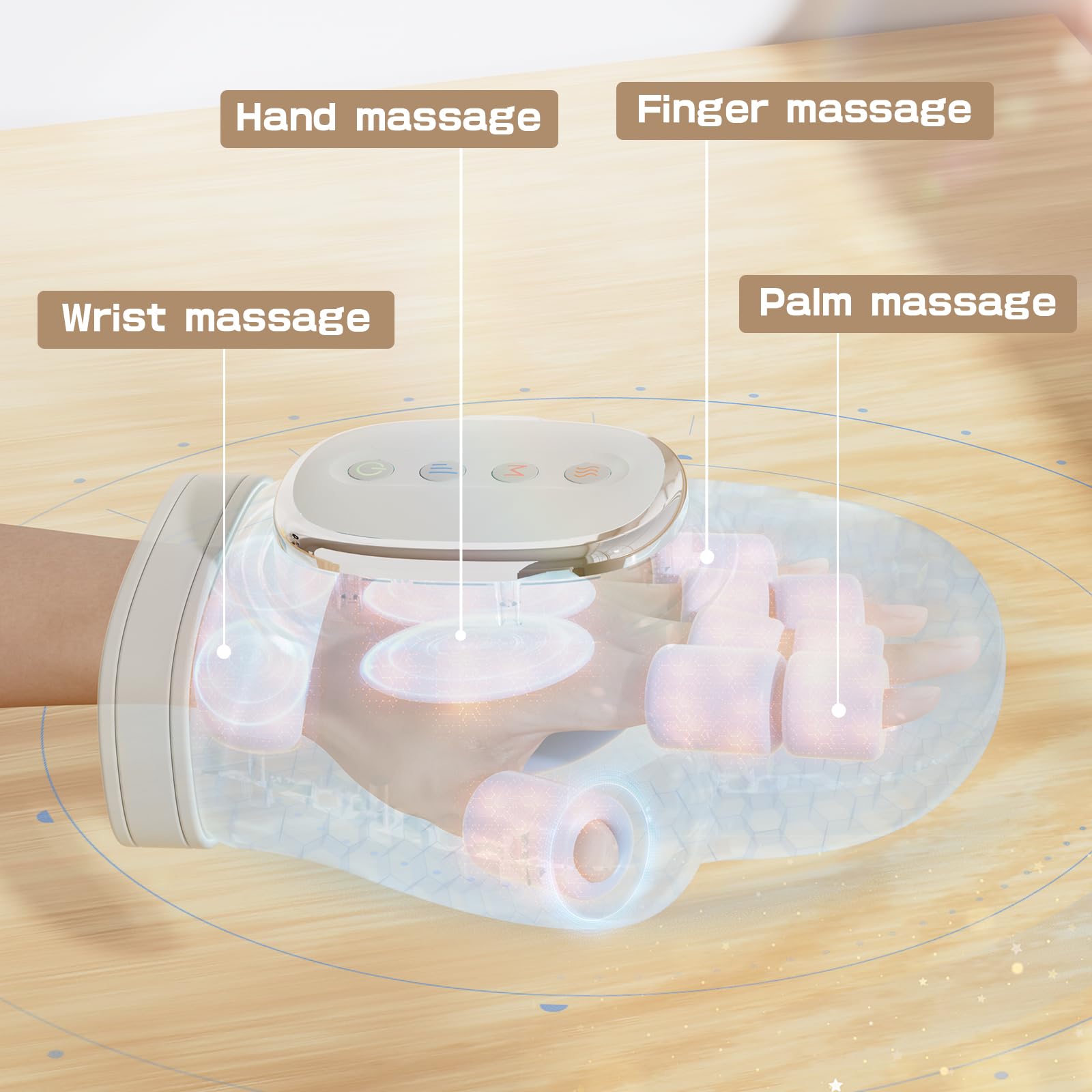 Prisag ergonomic wrap design eases hand fatigue with full finger and palm coverage.