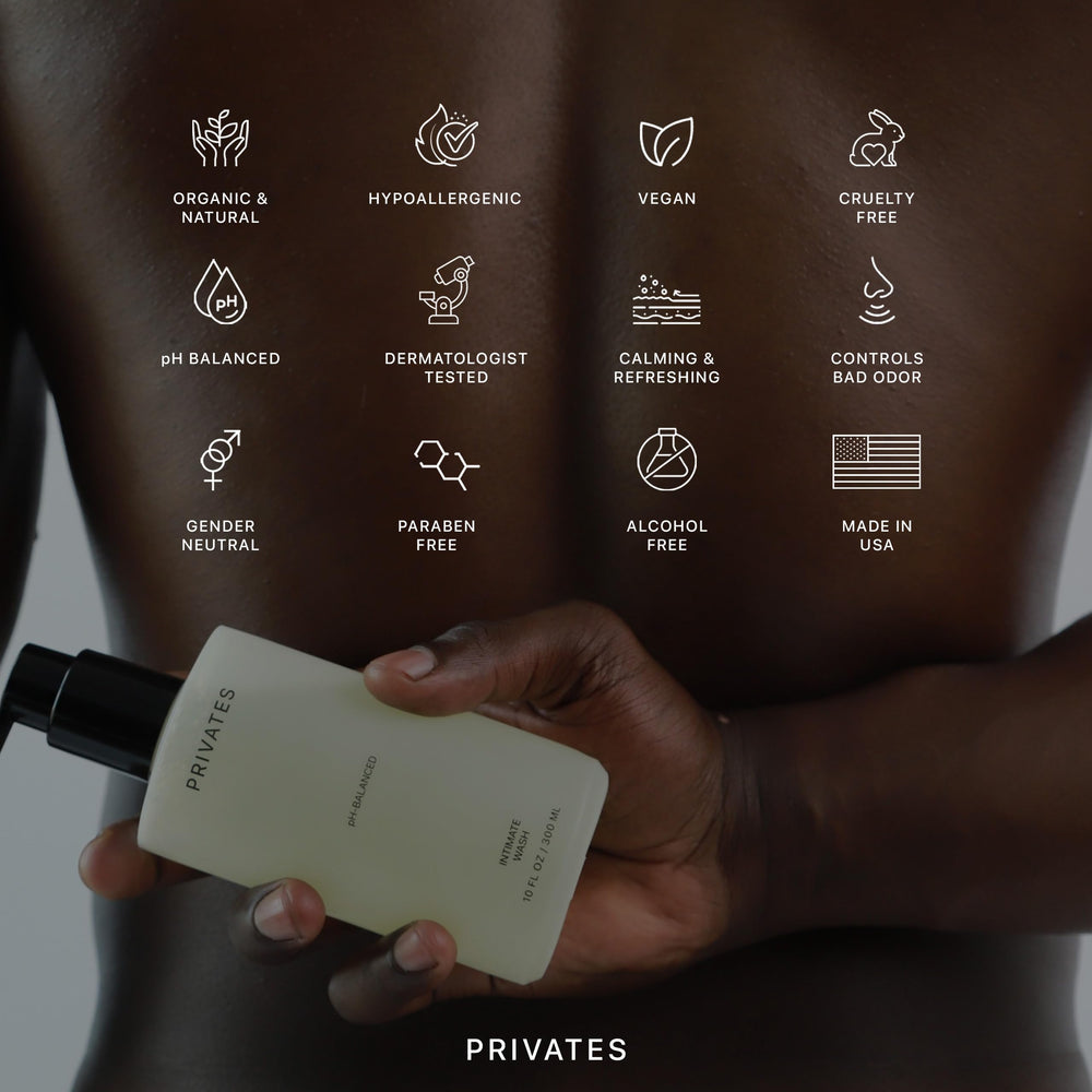 PRIVATES no parabens sulfates formula for sensitive skin