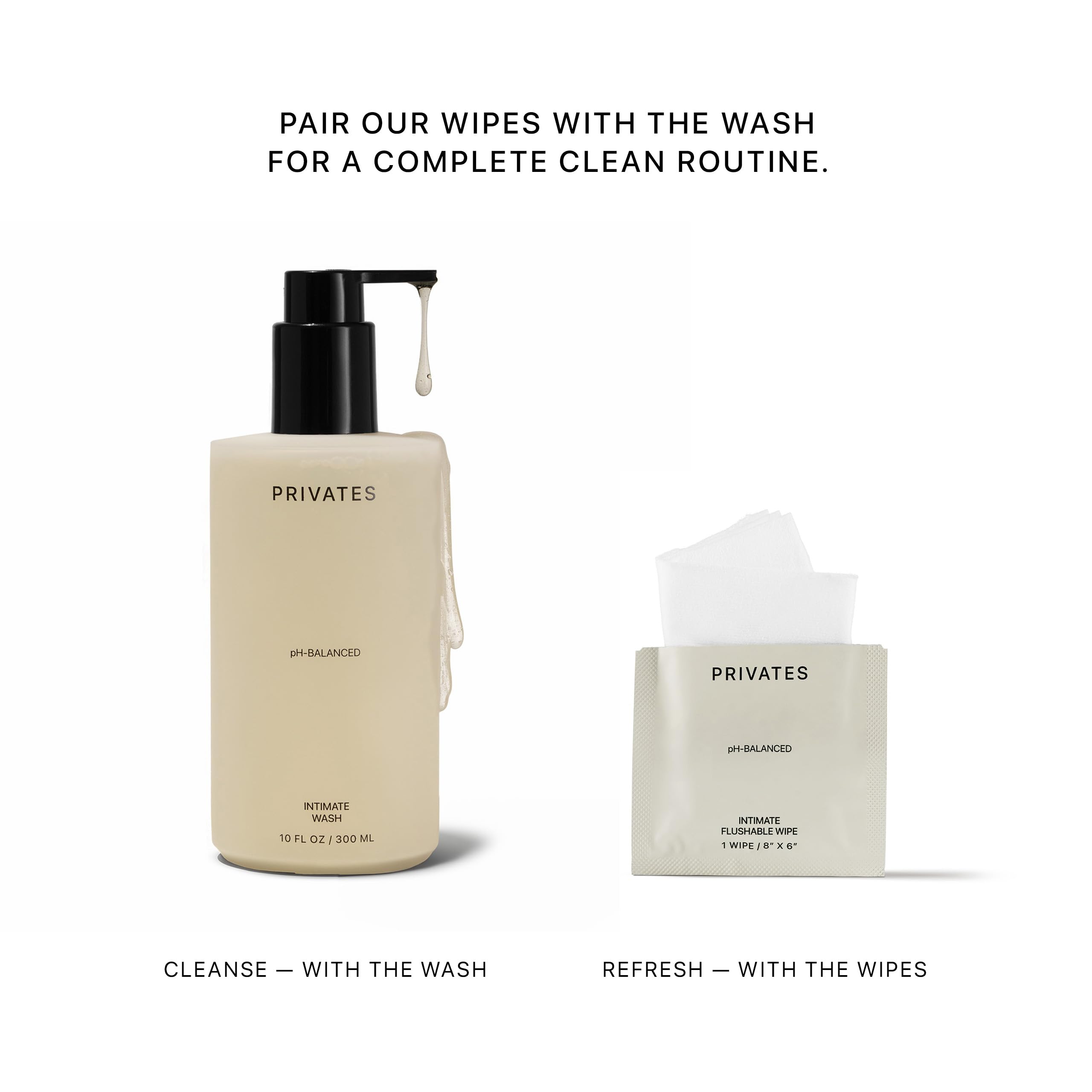 PRIVATES vegan cruelty-free intimate wash as ethical care option