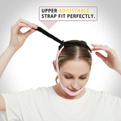 PRMRES breathable soft-material chin strap minimizes skin irritation