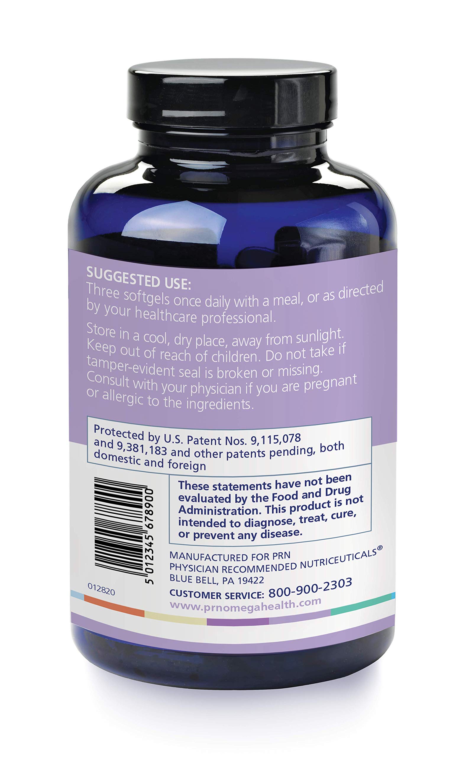PRN Numaula lutein and zeaxanthin blend on label for eye health.