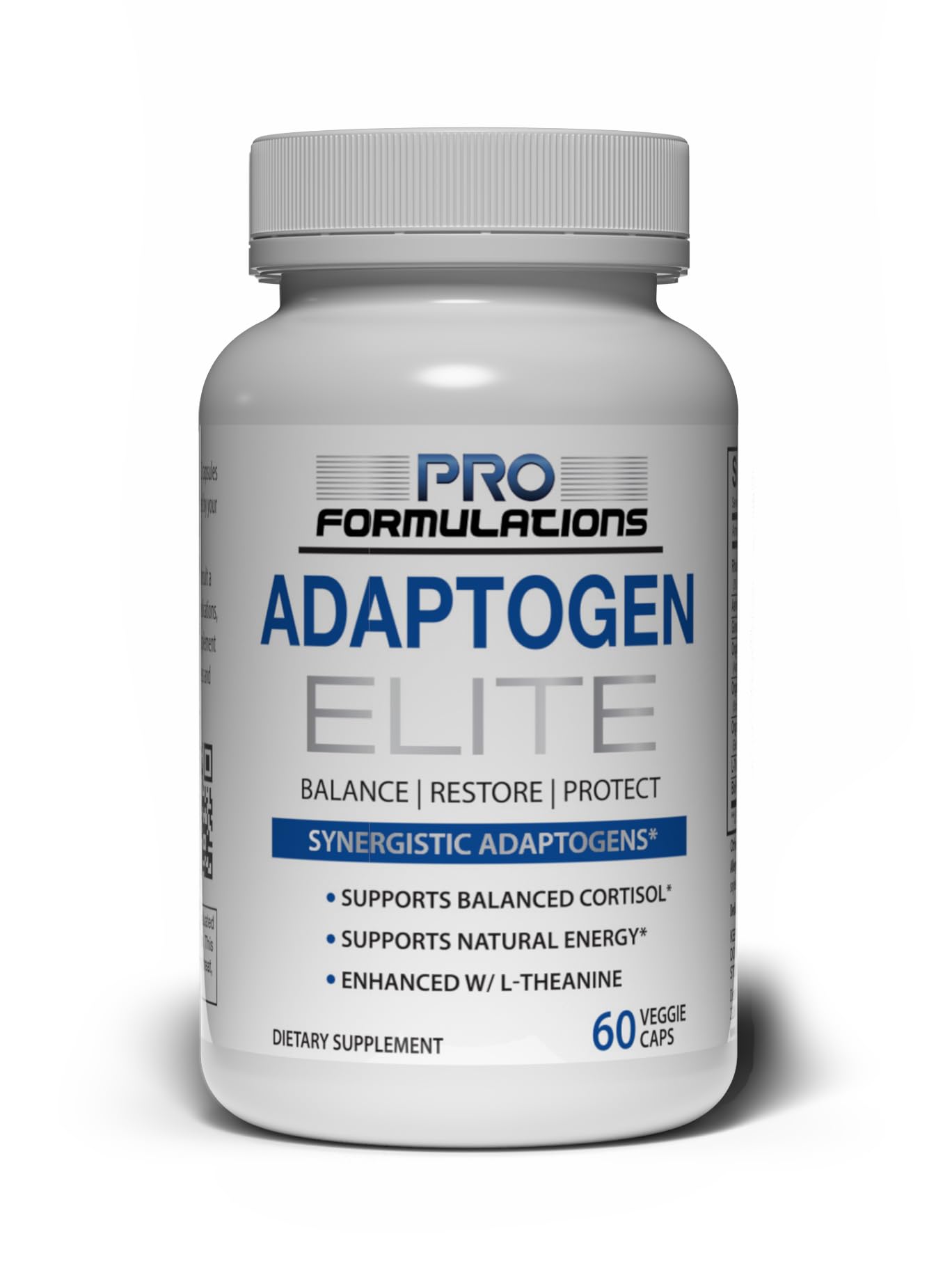 Pro Formulations MD Adaptogen Elite bottle front showing premium blend for daily balance