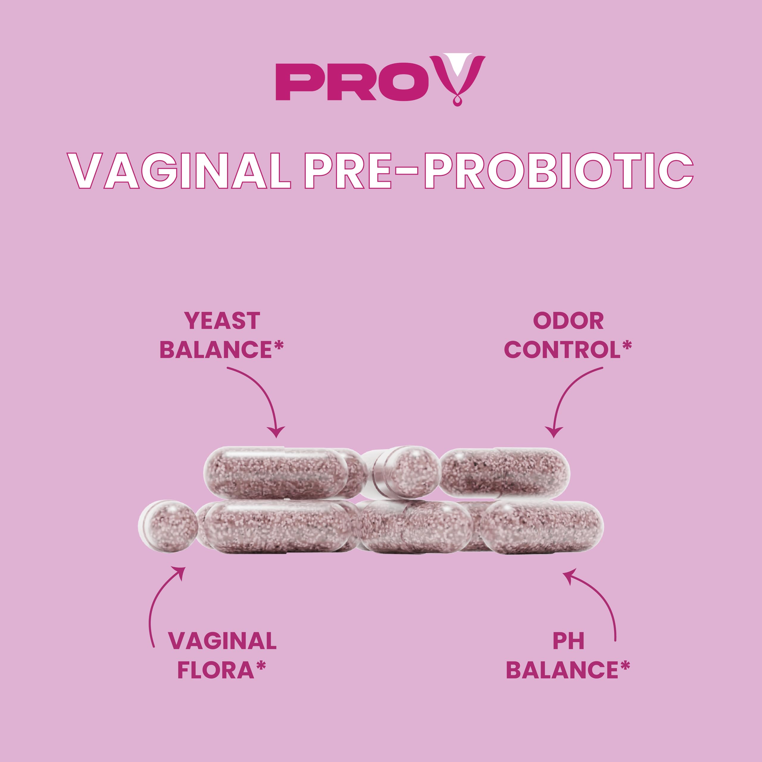 Pro-V Health Co. cranberry extract illustration emphasizes urinary tract wellness support.