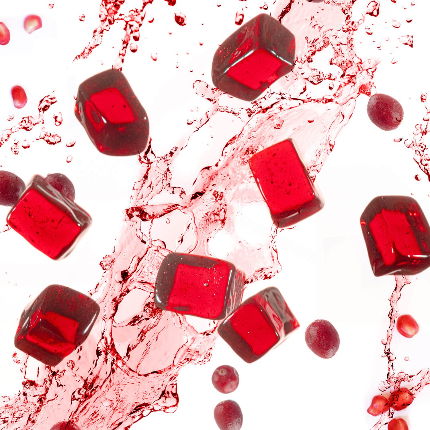Close-up of ProBAR Bolt gummies showing vibrant color and bite-sized energy.
