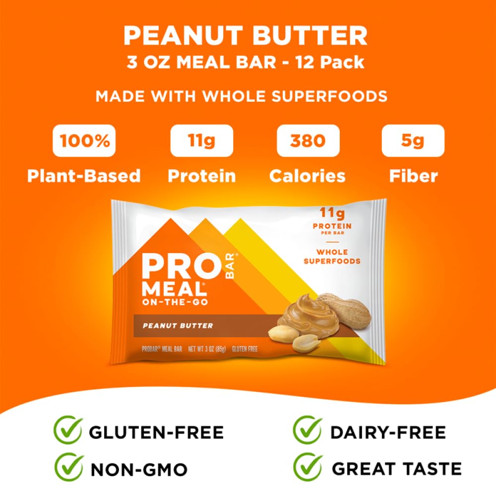 PROBAR MEAL Bar label – oats, nuts, and seeds highlight real ingredients.