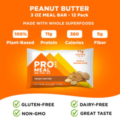 PROBAR MEAL Bar label – oats, nuts, and seeds highlight real ingredients.