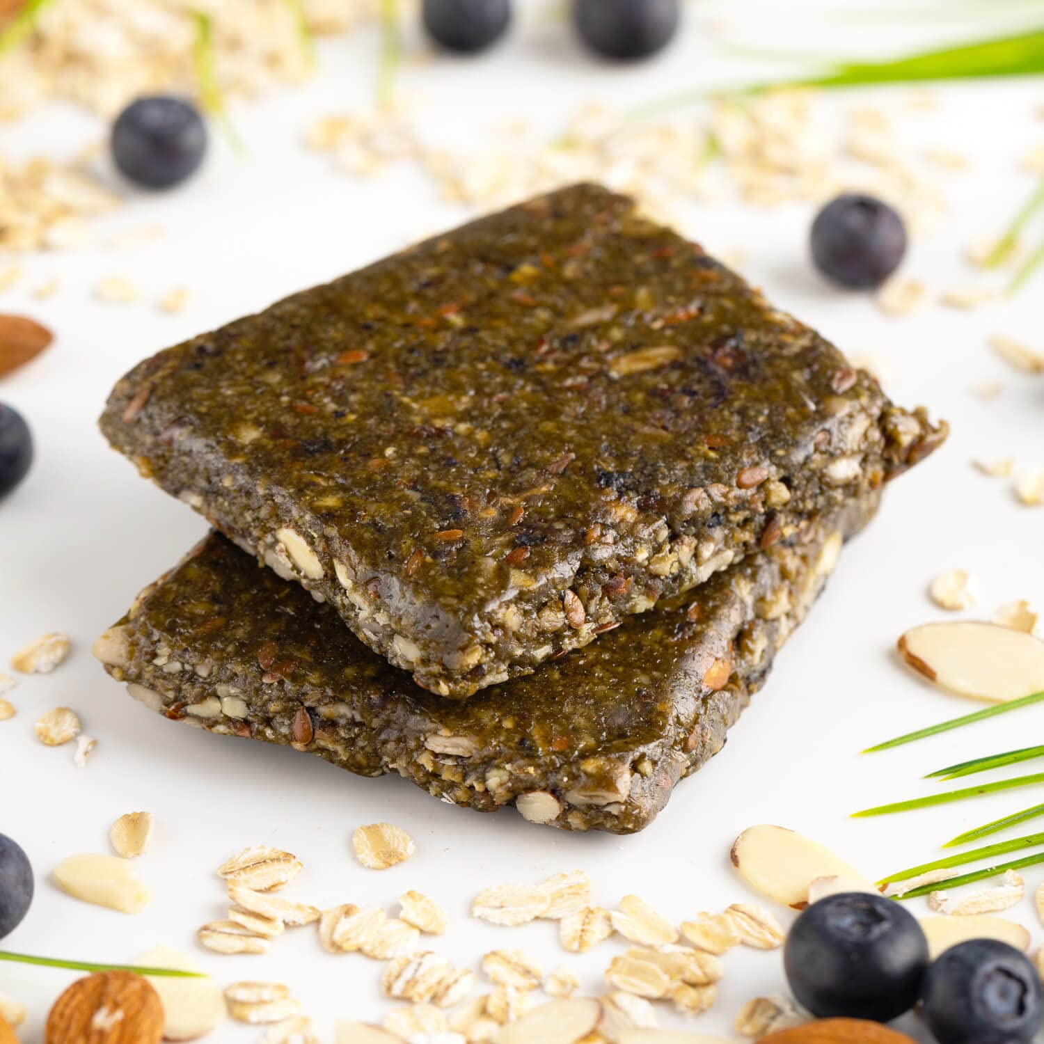 PROBAR MEAL Bar Superberry & Greens bite highlighting chewy texture for quick energy.